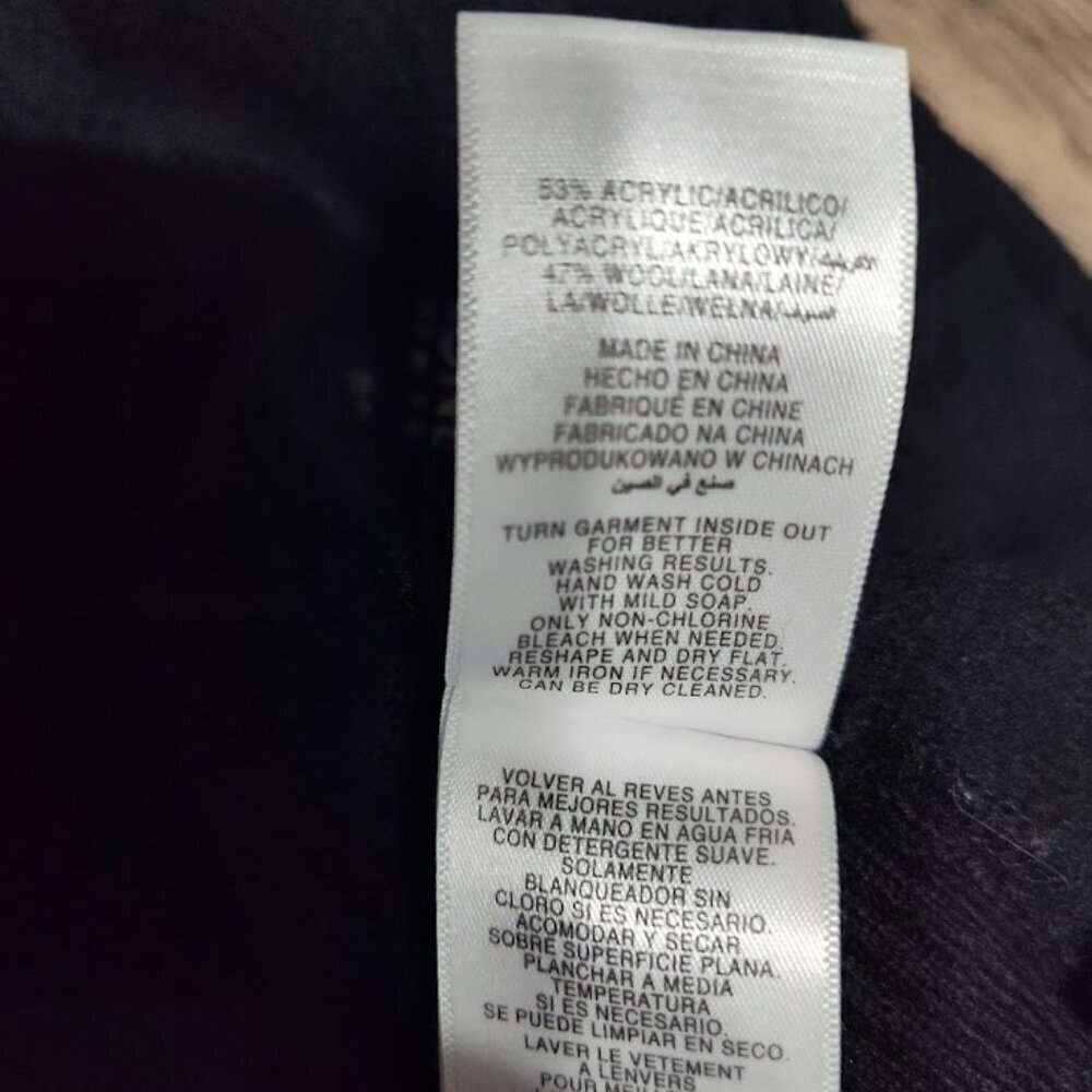 Jones New York Black Sweater Vest Women's US Medium Zipper Front Pockets - Picture 10 of 11